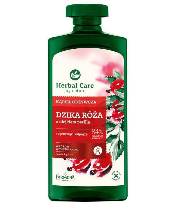 HERBAL CARE Kąpiel odżywcza Dzika Róża z olejkiem perilla 500 ml