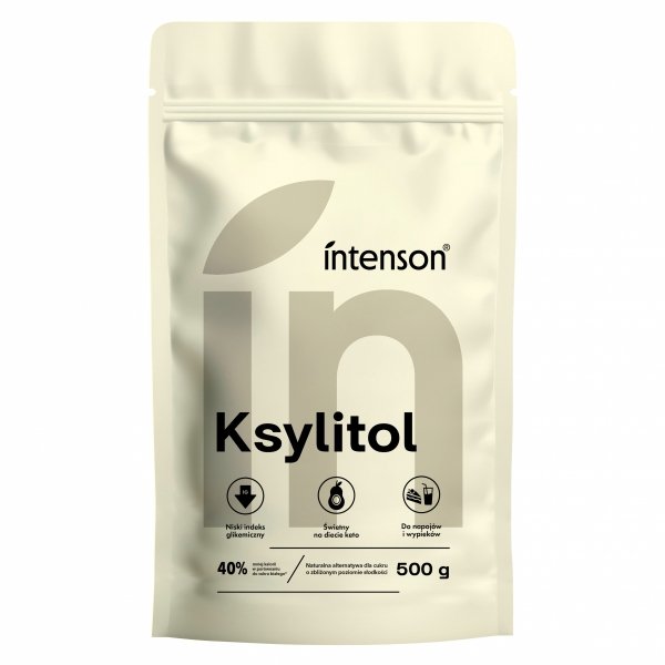Ksylitol, Xylitol, Cukier Brzozowy, Intenson, 500g