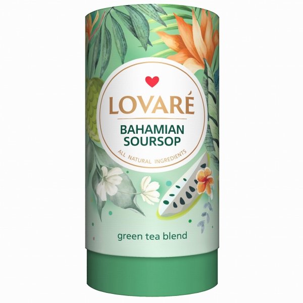 Herbata zielona „Bahamian Soursop” Lovare, liść, 80g