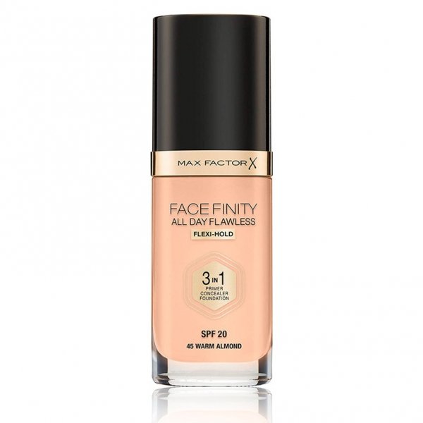 MAX FACTOR Podkład FACEFINITY 3w1 nr 45 Warm Almond  30ml