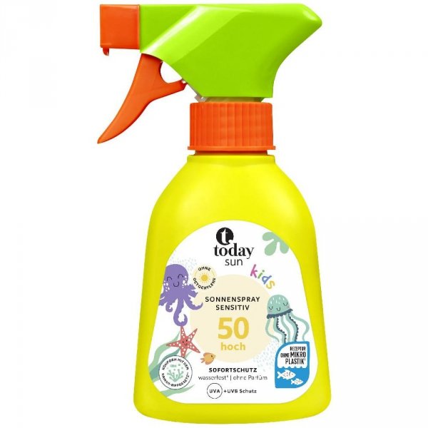 Spray Przeciwsłoneczny dla dzieci SPF50, Today, 200ml