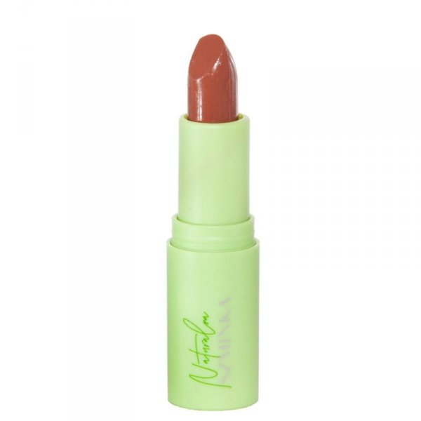 Naturalna, matowa szminka wegańska, Brown Pearl 218 - perłowy brąz, Felicea