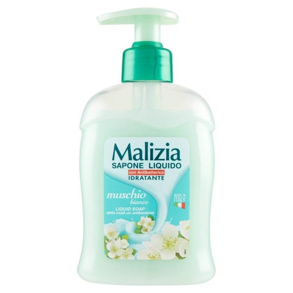 Mydło w Płynie Białe Piżmo, Malizia MUSCHIO BIANCO, 300ml
