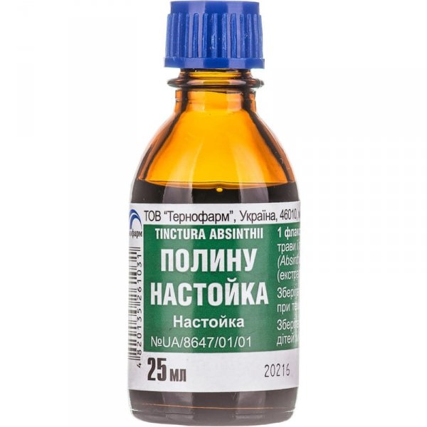 Nalewka z piołunu (Artemisia absinthium), 25 ml