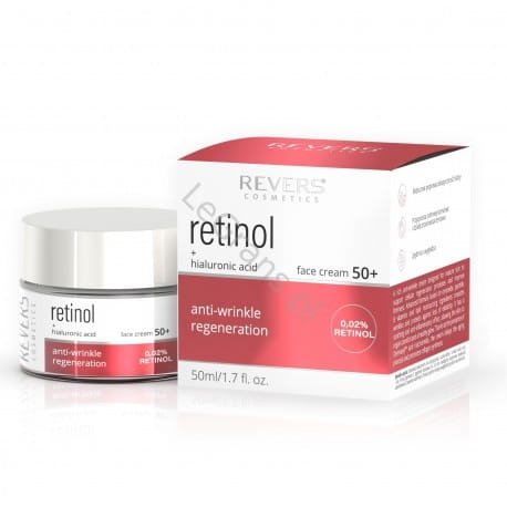 REVERS krem do twarzy Retinol + Hyaluronic Acid 50+, 50 ml