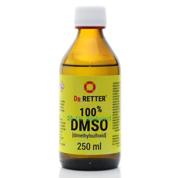 DMSO 100% (Dimethyl Sulfoxide), Dr Retter, 250 ml