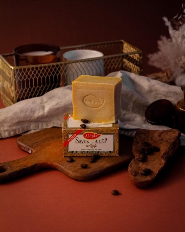 Mydło Alepia Premium z Kawą, 125g