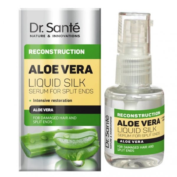 Jedwab w Płynie Serum na Łamliwe Końcówki Dr. Sante Aloe Vera