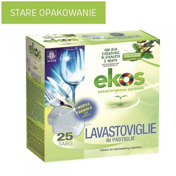 Ekologiczne Tabletki do Zmywarki PIERPAOLI EKOS, 25 szt.