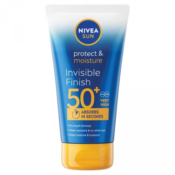 NIVEA SUN Invisible Finish Balsam nawilżający do opalania SPF50+ 150 ml