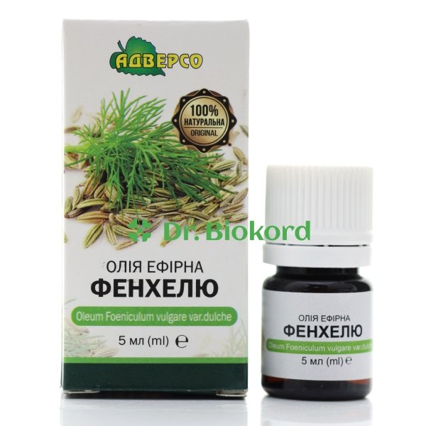 Olejek Fenkułowy, 100% Naturalny Adverso