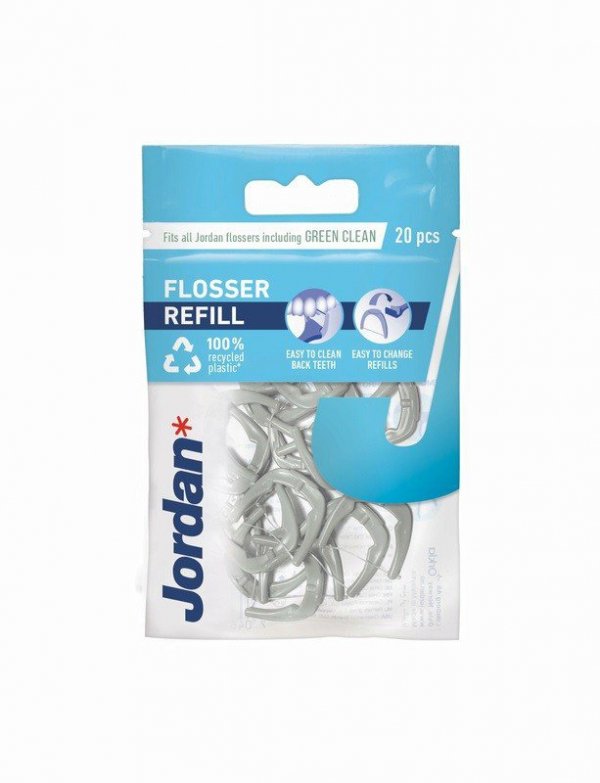 Jordan Nici dentystyczne Flosser 3w1 - zapas  1op.-20szt