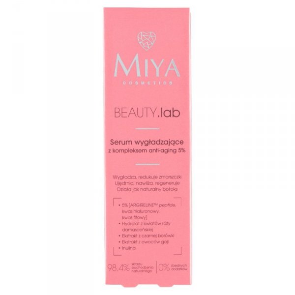 MIYA BEAUTY.lab Serum wygładzające z kompleksem anti-aging 5% 30 ml