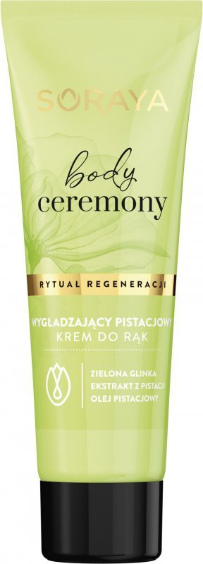 SORAYA Body Ceremony Wygładzający krem pistacjowy do rąk 50 ml
