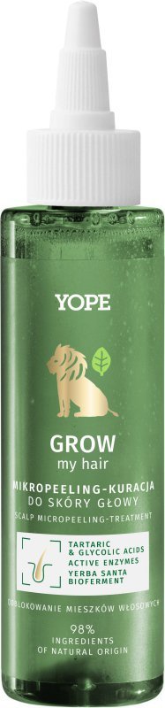 YOPE Grow My Hair Mikropeeling-kuracja do skóry głowy 115ml
