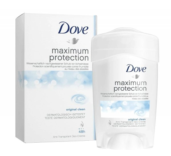 Antyperspirant w kremie, Dove Maximum Protection Original, 45 ml