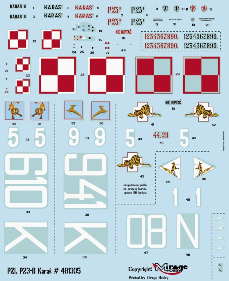 Mirage 481305 1/48 PZL-23B 'KARAŚ' Samolot Bombowy Kampania 1939
