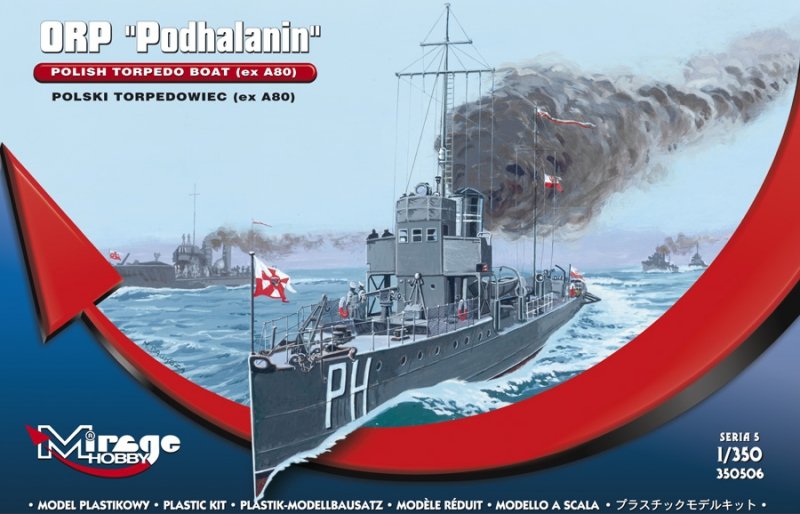 Mirage 350506 1/350 ORP 'Podhalanin' Polski Torpedowiec (ex A80)