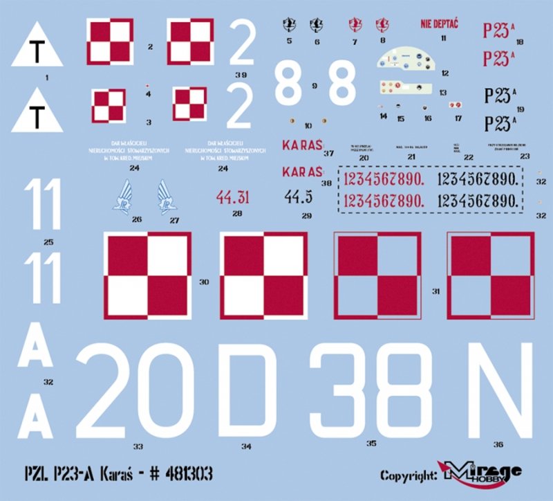 Mirage 481303 1/48 PZL-23A 'KARAŚ' Samolot Bombowy (wersja wczesna)