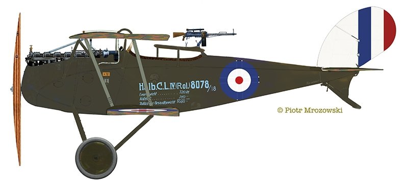 MIRAGE 481403 1:48 HALBERSTADT CL.IV Wojna Polsko-Sowiecka / Siły okupacyjne RAF 1919