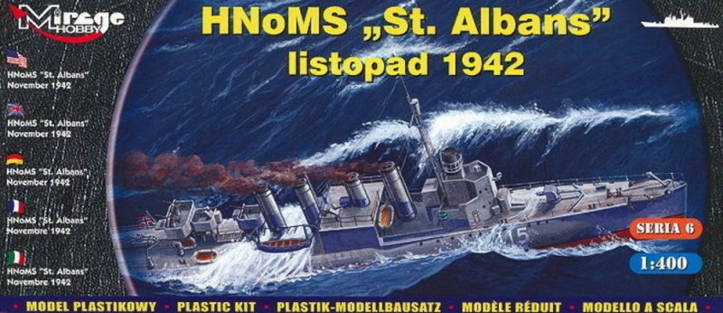 Mirage 40609 1/400 HMS 'St Albans' Allied destroyer