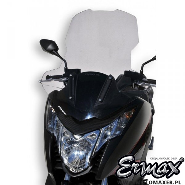 Szyba ERMAX SCOOTER HIGH z osłonami na ręce 66 cm Honda INTEGRA 750 2014 - 2015