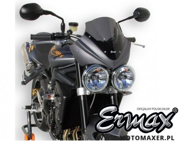 Szyba / owiewka ERMAX NOSE FAIRING 25 cm Triumph Street Triple 675 R 2009 - 2011