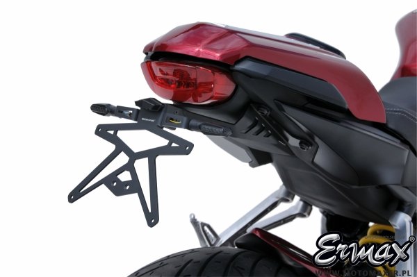 Aluminiowy uchwyt tablicy rejestracyjnej ERMAX PLATE HOLDER Honda CB650R 2019 - 2020