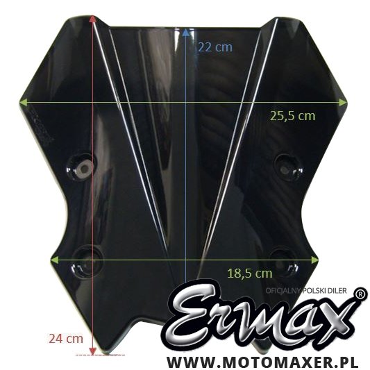 Szyba ERMAX HYPERSPORT 24 cm Suzuki GSX-S950 2022 - 2024