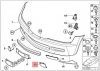 OSŁONA ZAŚLEPKA HALOGENU BMW Z3 NOWA ORYGINAŁ R4 8398011 LEWA