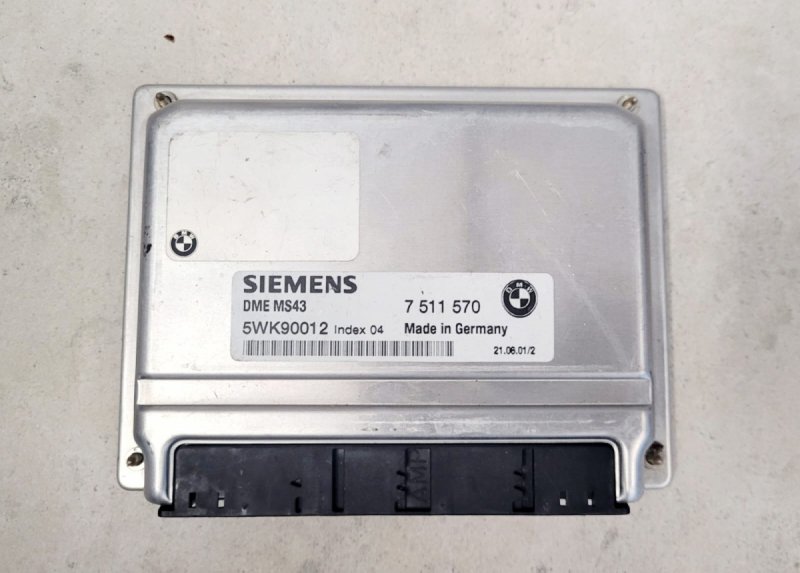 KOMPUTER SILNIKA MS43  BMW Z3 Z4 E85 M54 7511570 5WK90012