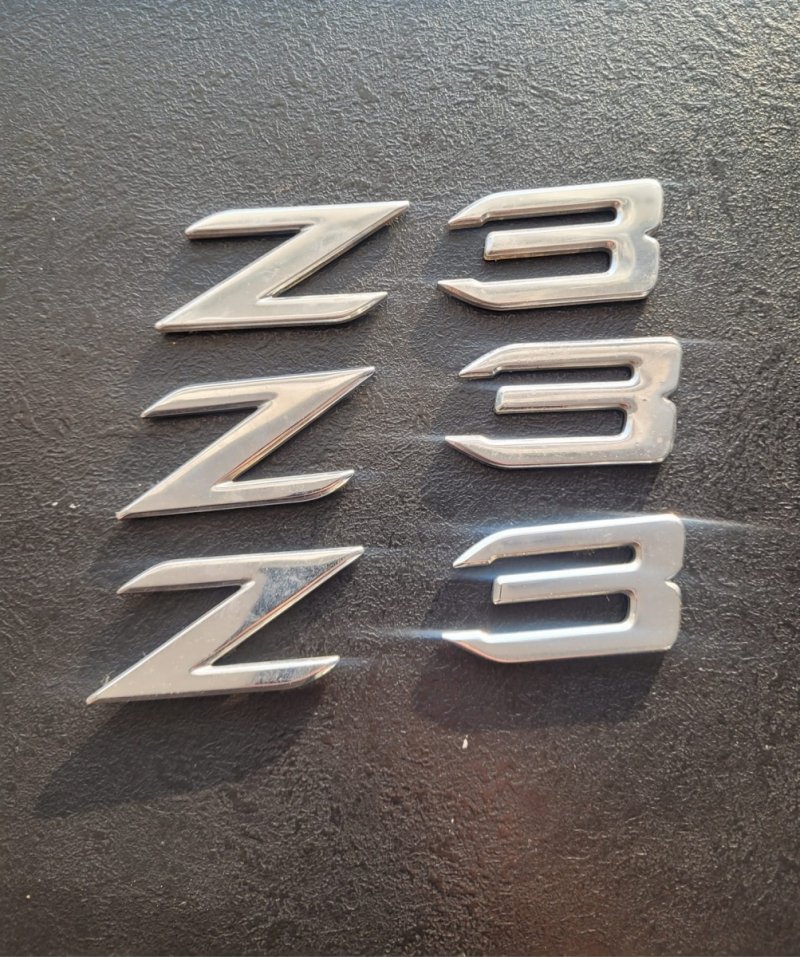 EMBLEMAT NAPIS ZNACZEK &quot; Z 3 &quot; BMW Z4 E85 E86 ORYGINAŁ NA KLAPĘ