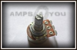  Potencjometr Logarytmiczny A 250K - 16mm 