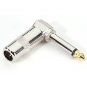 Wtyk Jack mono kątowy 6,3 mm GOLD TIP Adam Hall