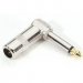 Wtyk Jack mono kątowy 6,3 mm GOLD TIP Adam Hall