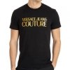 Versace Jeans Couture t-shirt męski czarny 74GAHT01-74UP600