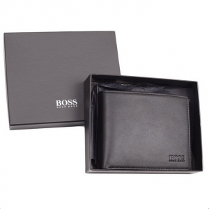 Hugo Boss portfel męski skórzany czarny Asolo