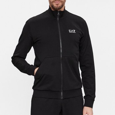 EA7 Emporio Armani bluza męska czarna ze stójką 3DPM61-PJ05Z-1200