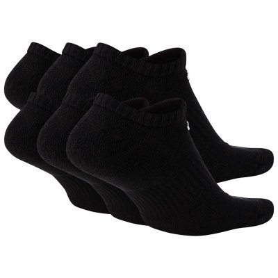 Nike skarpety stopki czarne Everyday Cushioned 6pack SX7675-010