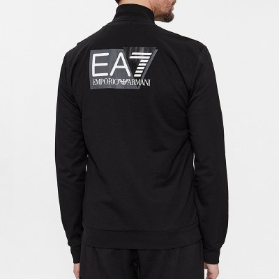 EA7 Emporio Armani bluza męska czarna ze stójką 3DPM61-PJ05Z-1200