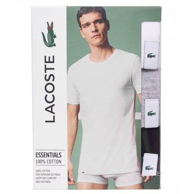 Lacoste t-shirt męski mix komplet 3 szt. bawełna TH3451-00-BXY