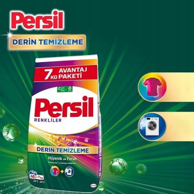 3 x Persil proszek do prania kolorowych tkanin Deep Clean 7 kg