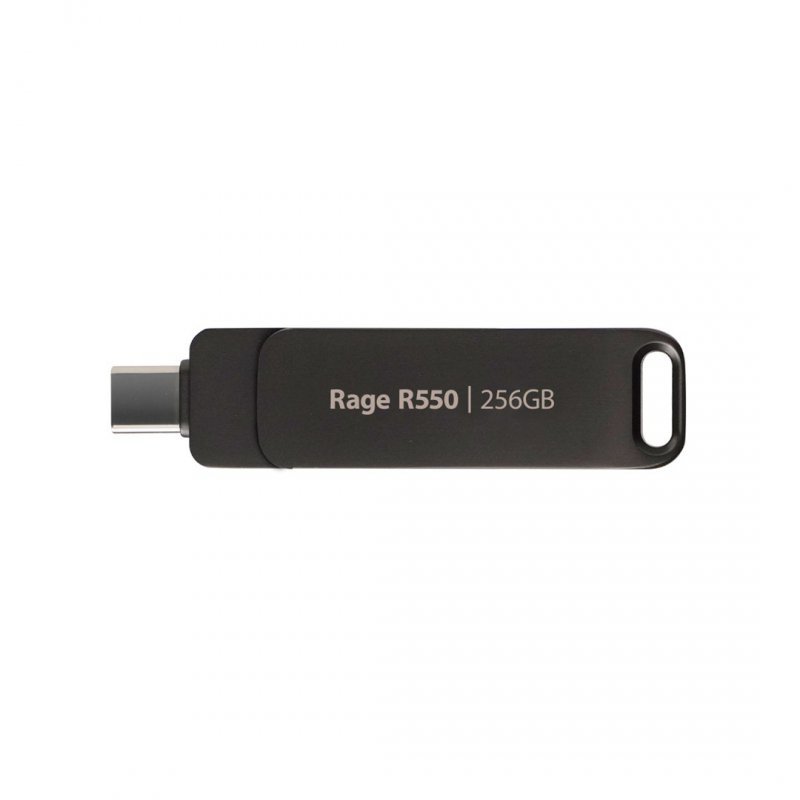 Patriot Rage R550 256GB Dual USB A+C, Alu, 100MBs