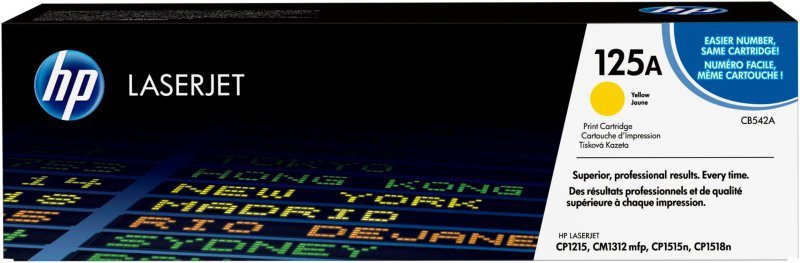 HP 125A oryginalny wkład z żółtym tonerem LaserJet