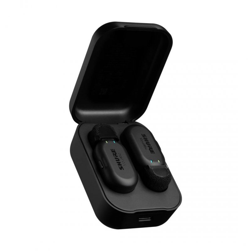 Shure MV-TWO-Z6 - Dwa bezprzewodowe mikrofony MoveMic MV-LAV, case ładujący (WYPRZEDAŻ)