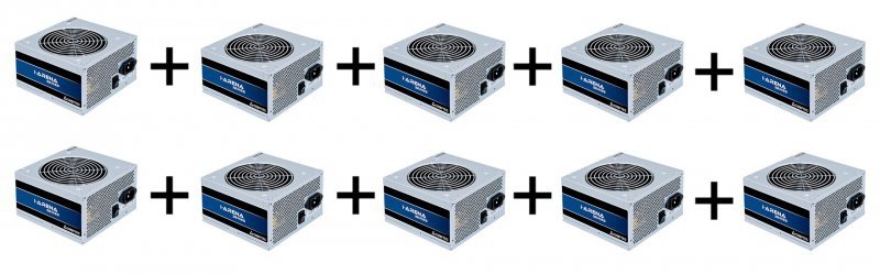 5% Rabatu przy zakupie 10 sztuk!  ZASILACZ CHIEFTEC GPB-500S (500W) 80+ BRONZE