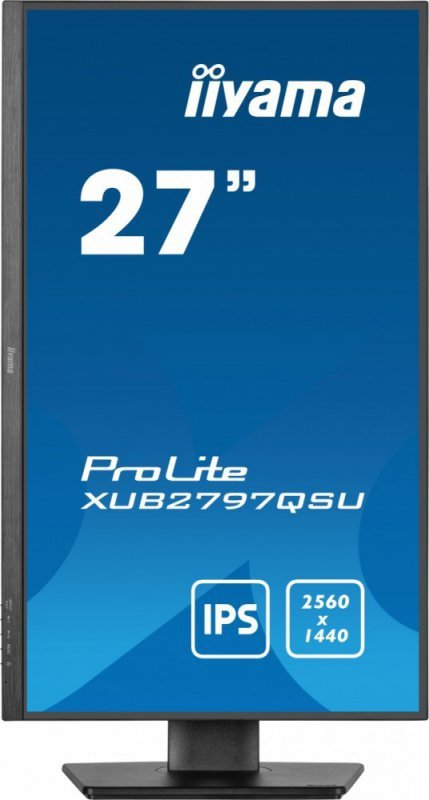 IIYAMA Monitor 27 cali XUB2797QSU-B2 IPS,HDMI,DP,100Hz,QHD,300cd /5y/