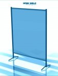 Parawan OPEN WELD BASIC HD z kurtyną z niepalnego zbrojonego PVC 2000x1900 mm (szer. x wys.) 