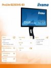 Monitor 21.5 ProLite B2283HS-B3 HDMI,DP,TN,FHD,1ms,PIVOT