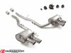 Tłumik końcowy z zaworem Maserati GranTurismo Mk2 Modena 3.0 V6 RAGAZZON STAL sportowy wydech